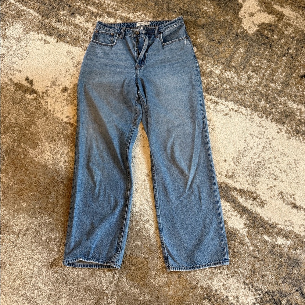 Abercrombie & Fitch Light Blue High Rise Jeans